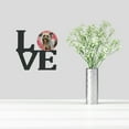 thumbnail image 2 of Carolines Treasures BB9746WALV Chinese Crested Love Metal Wall Artwork LOVE Red 12X12 multicolor, 2 of 2