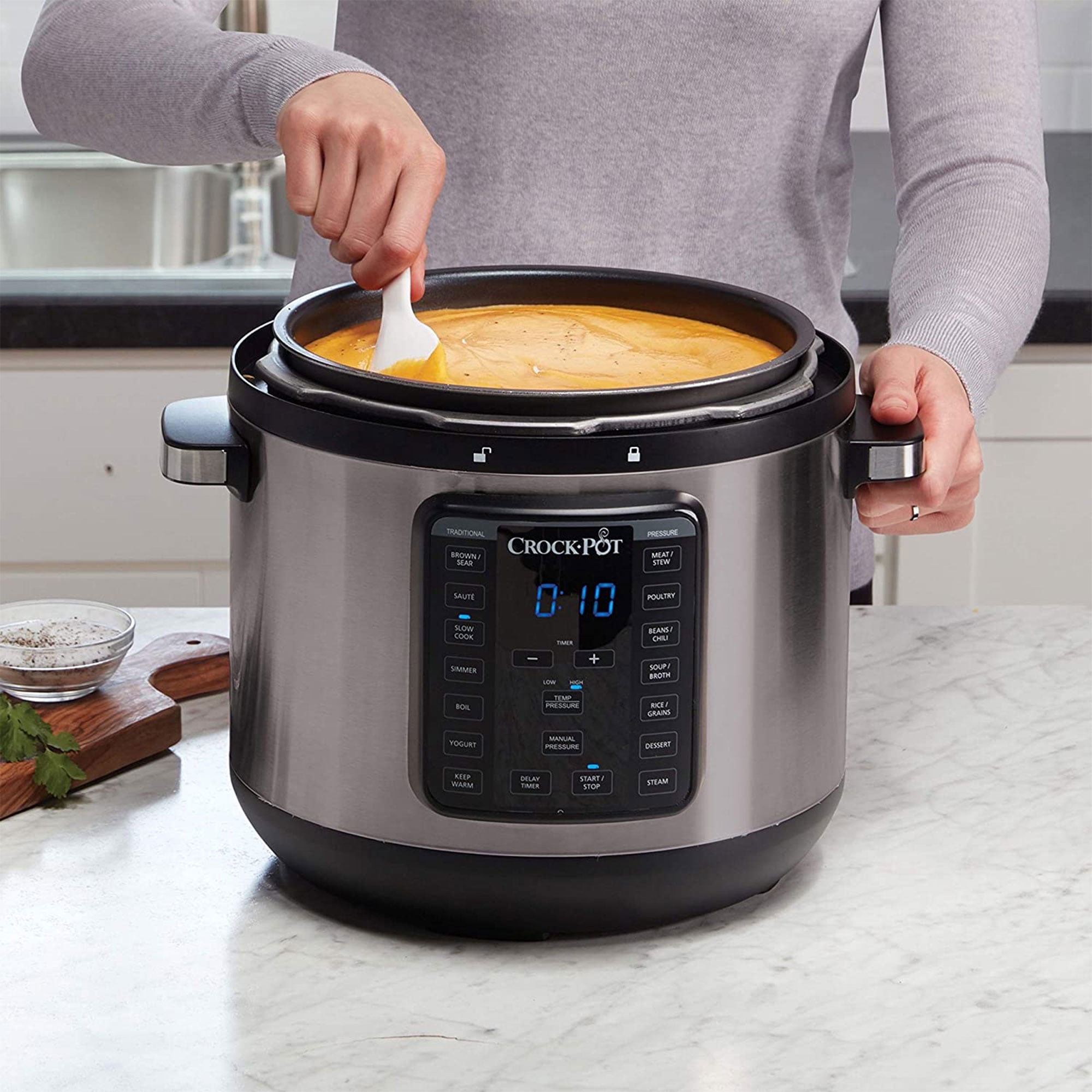 Best Buy: Crock-Pot Express Crock 8-Quart Multi-Cooker Stainless