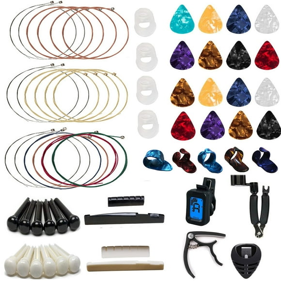 Guitar Repairing Kit Guitar Care Kit Maintenance Tool Set Guitar Accessories Guitar Parts Change Strings Tool Tone Sandhi Clip