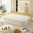 thumbnail image 3 of Modern Convertible Sofa Bed, Corduroy Upholstered Folding Sleeper Couch Loveseat For Living Room Apartment Office, 3 of 16
