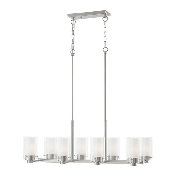 Livex Lighting Manhattan Chandelier in Brushed Nickel