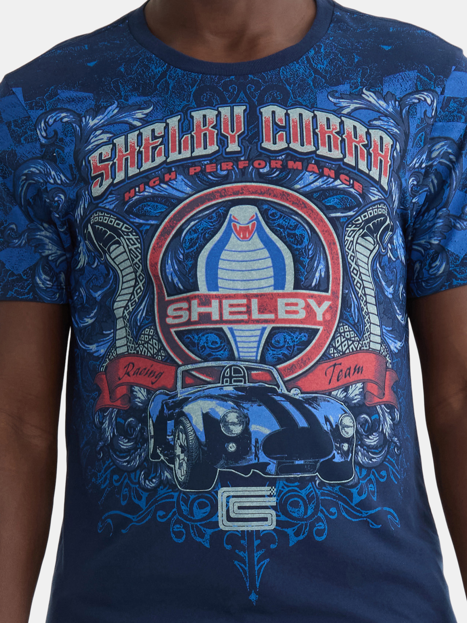 Shelby Cobra Men's & Big Men's Graphic Tee with Short Sleeves, Sizes XS-3XL