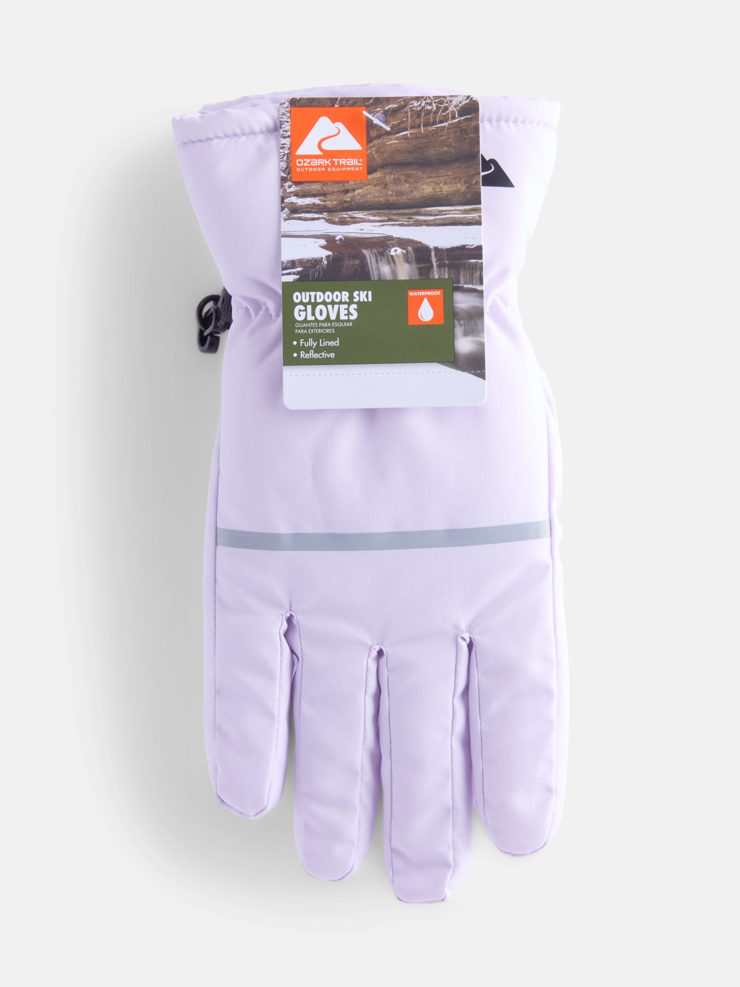 Ozark Trail Girls Outdoor Snow Ski Gloves, Sizes S-XL