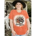 thumbnail image 4 of XCHQRTI Hocus Pocus Shirts for Women Plus Graphic Tees Halloween Plus Size Shirt Sanderson Sisters T Shirts, 4 of 9