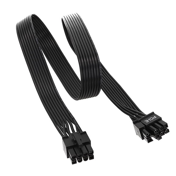 8 Pin to 8 Pin (6 2) PCI Express Adapter Cable for Corsair and Thermaltake PSUs High Current and 65cm Length