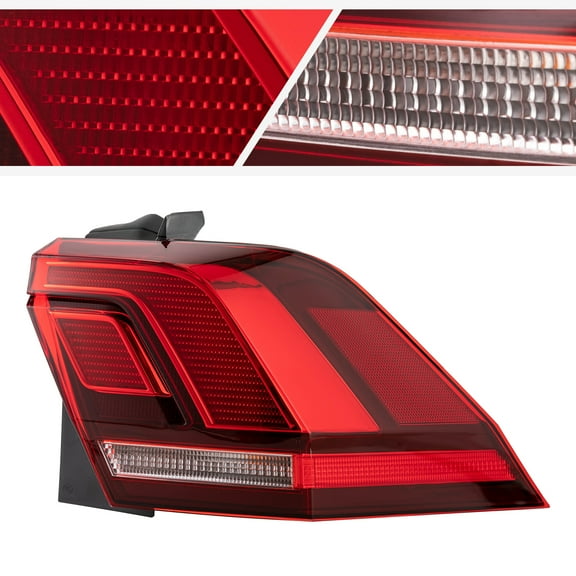 Direct Replacement Passenger Side Light Outer Tail Light  For 2018 2019 2021-2023 Volkswagen Tiguan