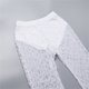 thumbnail image 4 of Pantalones largos sexis de Pierna ancha Minnieouse Pantalones de encaje Blanco L, 4 of 6