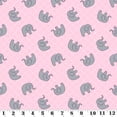 thumbnail image 2 of Creative Cuts Fat Quarter Cotton 18" x 21" Quatrefoil Elephant Blush Fabric, 1 Each, 2 of 2