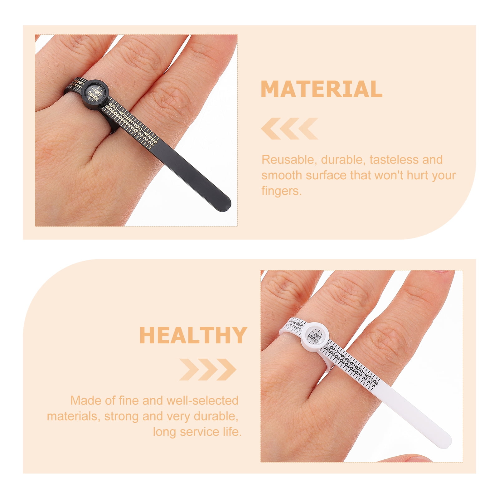 Buy Ring Sizer. Ring to Check the Size of the Finger. Ring Sizer Reusable  to Know the Size of the Ring. American Size Online in India - Etsy