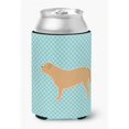 thumbnail image 1 of Dogue de Bordeaux Checkerboard Blue Can or Bottle Hugger, 1 of 1