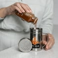 thumbnail image 5 of Outset Stainless Steel Dry Rub Shaker With Lid, 13oz Seasoning Dispenser, 5 of 6