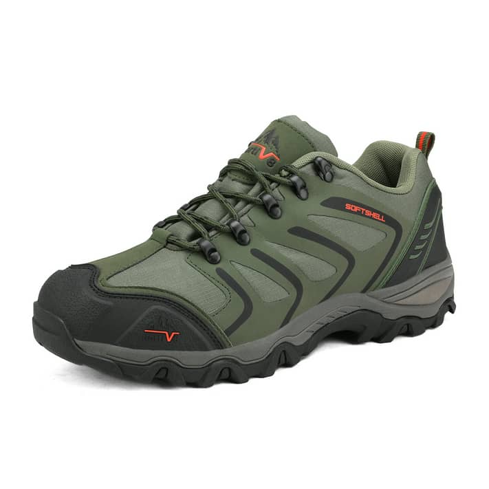 Nortiv 8 Men's Low Top Waterproof Outdoor Hiking Backpacking Work Boots  Shoes Us 160448_Low Army/Green/Black/Orange Size  