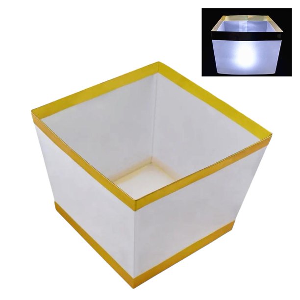 Wartleves Lámpara de ambiente cuadrada, lámpara de noche pequeña, lámpara de escritorio para dormitorio, creativa