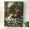 thumbnail image 2 of Glow Decor 24" x 18" Brown and Green Gone Fishin Backlit LED Wall Art with Remote Control, 2 of 6