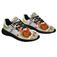 thumbnail image 6 of Thanksgiving Day Turkey Pumpkin Shoes Sneakers Black Size 8.5, 6 of 7