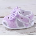 thumbnail image 5 of Weebloom Baby Boy Sandals,Soft Toddler Walkers Shoes Lace Bow Princess Shoes Sandals Comfortable 3-6 Months, 5 of 7