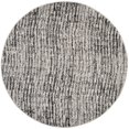 thumbnail image 1 of Safavieh Adirondack Collection ADR117A Black and Silver Contemporary Round Area Rug (6' Diameter), 1 of 3