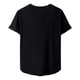 thumbnail image 2 of Camiseta Negra De Hombre Corte Curvo Ave Playera Fit Long, 2 of 3