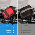 thumbnail image 5 of Maxjoy Military Silicone Case Cover for Airpods Pro 1st Gen- Secure Lock Keychain, Front LED Visible & Storage Bag, 5 of 8