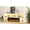 White, variant on High Gloss Fireplace TV Stand for 100 Inch TV, with 50" Fireplace, LED Lights, TV Console Cabinet, Black
