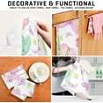 thumbnail image 7 of Kitchen Towels Cute Colorful Butterfly Pattern Cleaning Towel Absorbent Hand Towels Tea Towels for Home Restaurant Dish Clean 28" x 18", 1PC, 7 of 7