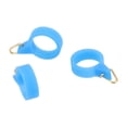 thumbnail image 2 of 5 Pcs Elastic Fishing Rod Hook Keeper Fly Pole Rubber Rings Metal Holders S/M/L, 2 of 9