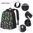 thumbnail image 3 of Pofeuu Mushroom House Print Backpack Travel Backpacks With Lunch Bag Pencil Bag Set 3 pcs Set Cartoon Backpack, 3 of 7