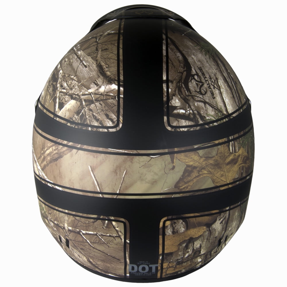 Raider Ambush Motocross Helmet DOT Approved / Realtree Camo - Medium