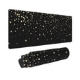 thumbnail image 2 of Pofeuu Star Silver Glitter Print Desk Mat for Keyboard and Mouse，Computer Desk Matt for Desktop，Large Mouse Pad for Desk，Desk Pads on Top of Desks 12x31.5in, 2 of 8