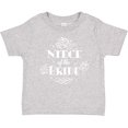 thumbnail image 3 of Inktastic Niece of the Bride Roses and Leaves Boys or Girls Baby T-Shirt, 3 of 5