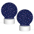 thumbnail image 2 of Daiia Bone And Star For American Pattern Acrylic Night Light, LED Touch Light, Bedroom Night Light, Soft Glowing Lamp Perfect Gift for Mother's Day, Birthday, or Christmas, 2 of 9