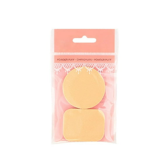 2Pcs/Set Powder Puffs Soft Wet Dry Dual Use Sponge Cosmetic Puff Beauty Tool for Girl-2pcs