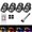 C, variant on Wireless LED Lights for Car,Type-C Rechargeable LED Strobe Lights with Remote Control,Waterproof Anti-Collision Car Flashing Warning Light for Cars, RC Cars, Bikes, Motorcycles