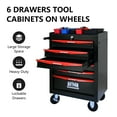 thumbnail image 6 of ARTMAN 20" 6-Drawer Tool Chest Cabinet with Ball Bearing Drawer Slides, Steel Tool Storage Box Organizer for Garage Workshop Repair Shop, 6 of 12