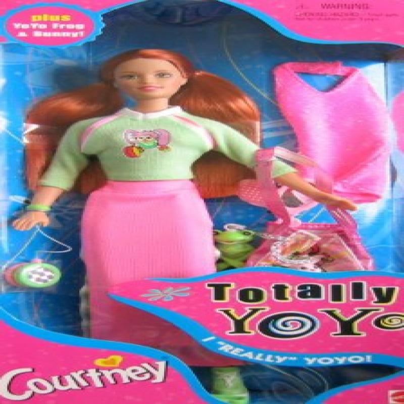 Barbie COURTNEY Totally Yo Yo Doll w Yo Yo Frog & Bunny (1998 ...