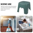 thumbnail image 3 of icolorfuled Foot Stool Plastic Step Stool Bathroom Stepping Foot Stool Toilet Step Stool, 3 of 7