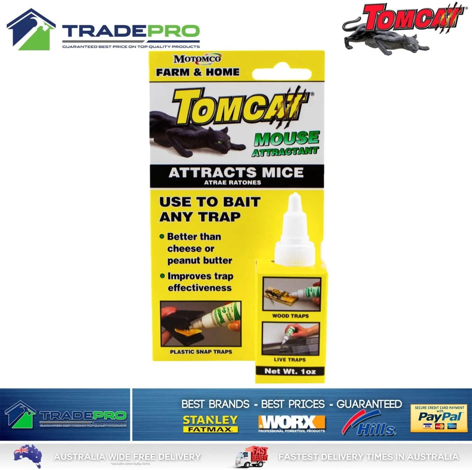 Motomco TomCat Mouse Attractant Gel 1 oz. Each 2-Pack