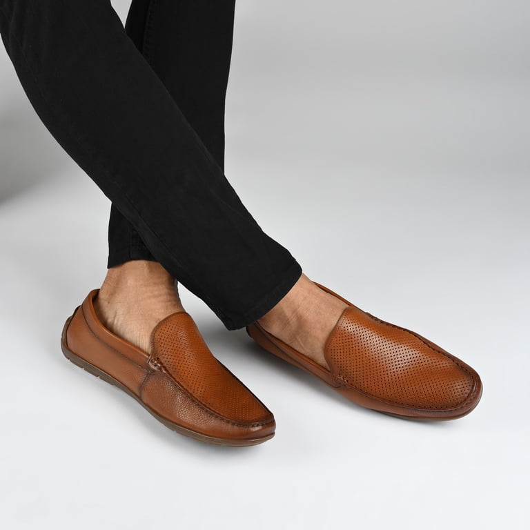 Thomas & Vine Mens Jaden Moc Toe Slip-on Driving Loafer  display picture 1