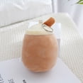 thumbnail image 6 of Bubble Milk Tea Keychain 2pcs Cute Simulation Drink Keychain Mini Bubble Tea Cup Plush Toy Pendant Stuffed Kawaii Bag Decor Birthday Gift, 6 of 7