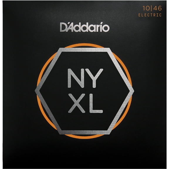 D'Addario NYXL1046 Nickel Wound Electric Guitar Strings, Regular Light, 10-46
