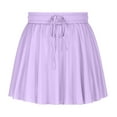 thumbnail image 4 of Wiyuqeen Womens Pleated Athletic Tennis Skirts High Waist Drawstring Swing Mini Skirts Solid Lightweight Golf Running Skirts, 4 of 6