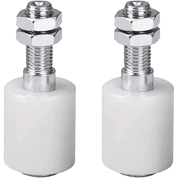 Poleas de puertas corredizas, ruedas giratorias, ruedas con cojinetes de bolas, placas guía, ruedas de nailon resistente a la corrosión, ruedas de nailon de alta resistencia, rodillos para puertas de granero Ormromra BST3107825