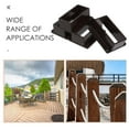 thumbnail image 3 of BALAHAPY 4Pcs Seamless Connection Handrail Hardware for Fence Posts Wooden Houses 3.9X2.9X1.4in, 3 of 8