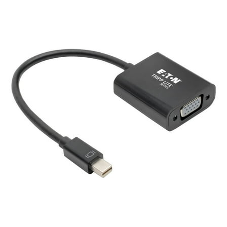 Tripp Lite 6" Mini DisplayPort 1.2 to VGA Adapter Active 1080p Black mDP to VGA