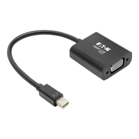 Tripp Lite 6" Mini DisplayPort 1.2 to VGA Adapter Active 1080p Black mDP to VGA