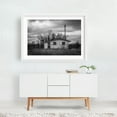 thumbnail image 2 of Left Behind in Moriarty - Moriarty New Mexico Photography Black and White Rural Farmhouse Rustic Landscape Vintage Architecture White Framed Wall Art Print 5 x 7 inches, 2 of 3