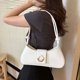 thumbnail image 3 of Bolsos cruzados de hombro Qarigey con cierre elegante accesorios de fiesta de moda verano Blanco, 3 of 6