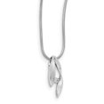 thumbnail image 1 of SS White Ice Diamond Necklace 18 Inch, 1 of 3