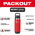 thumbnail image 3 of Milwaukee Tool PACKOUT 24oz Insulated Bottle with Chug Lid, 3 of 4