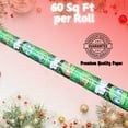 thumbnail image 7 of TMNT Christmas Wrapping Paper 1 Roll 60 Sq Ft, Green Teenage Mutant Ninja Turtles Gift Wrap For Baby Shower Birthday Holiday Presents Party Supplies Decoration w/ Bonus Snoep in Beperkte Oplage, 7 of 7
